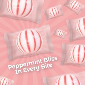 Colombina Jumbo Peppermint Balls, Individually Wrapped Red & White Hard Candy Delights, 1 Pack (120 Count) - Image 3