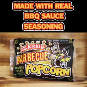 ASS KICKIN' BBQ Microwave Popcorn Bags - 12 Pack - Ultimate Barbecue Gourmet Popcorn Gift - Makes a Great Movie Theater Popcorn or Snack Food for Movi - Image 3