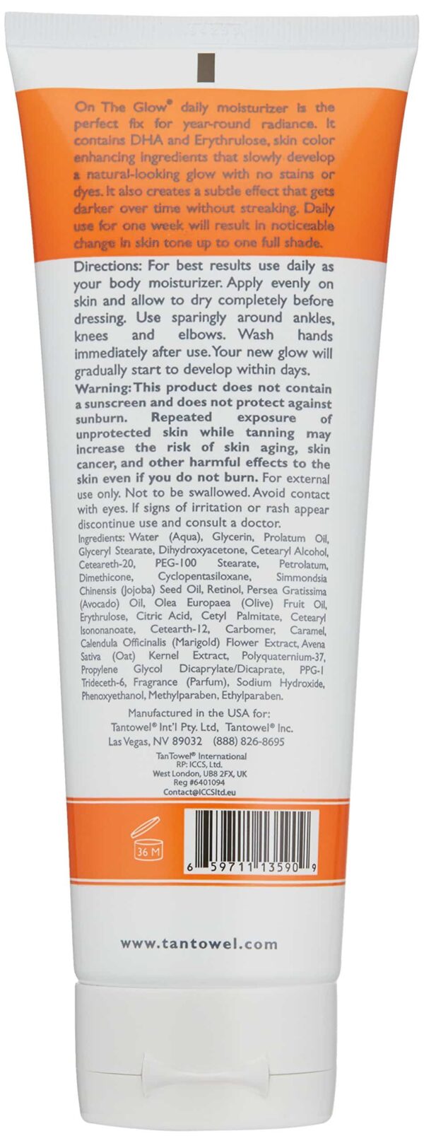 Tan Towel On The Glow Body Moisturizer, 8 Fl Oz - Image 2
