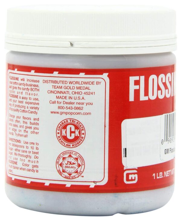 Gold Medal Flossine Can, Blue Raspberry - Image 6