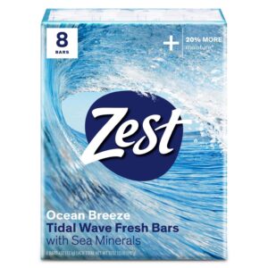 Zest Bar Soap - Ocean Breeze for Women - 8 x 4 oz Bar Soap - Image 1