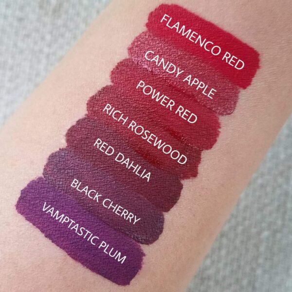 Aromi True Maroon Matte Liquid Lipstick | Dark Red Lip Color with Warm Undertones, Bordeaux Lipstick, Vegan, Cruelty-free, Long-wear, Waterproof (Rich - Image 8