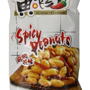 HuangFeiHong 6 Count, Spicy Crispy Peanut, 3.38 oz. - Image 1