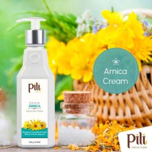 Pili Natural Arnica Cream - Restore Smooth Silky Skin - Crema de Arnica -Bottle 8.4 oz - Image 4