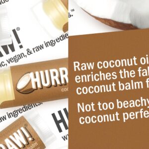 Hurraw! Coconut Lip Balm, 2 Pack: Organic, Certified Vegan, Cruelty and Gluten Free. Non-GMO, 100% Natural Ingredients. Bee, Shea, Soy and Palm Free. - Image 4