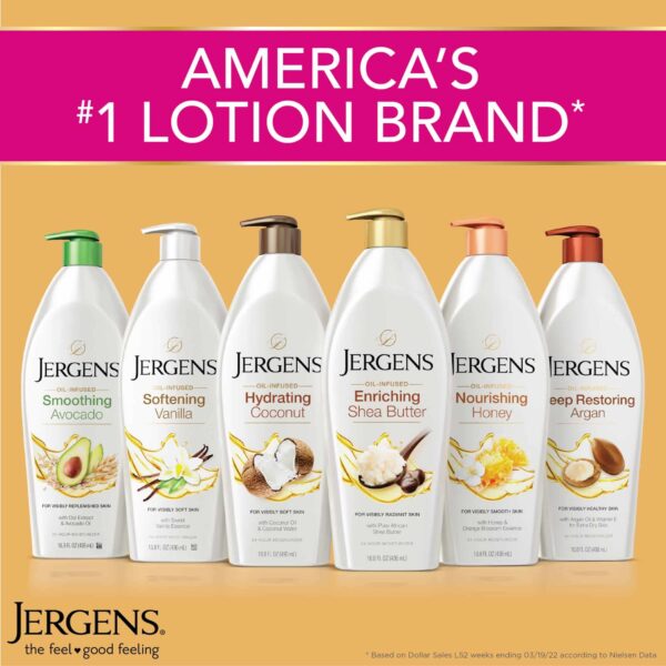 Jergens Shea Butter Deep Conditioning Moisturizer, Travel Size Deep Conditioning Moisturizer, 3X More Radiant Skin, 3 Ounces, with Pure Shea Butter, D - Image 6