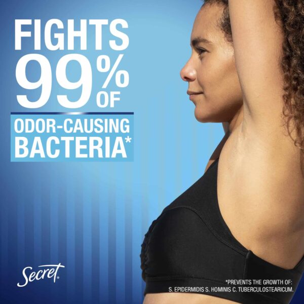 Secret Outlast Antiperspirant Deodorant for Women, Sweat & Odor Protection, PH Balancing Minerals, Clear Gel, Completely Clean Scent, 2.6 oz - Image 2