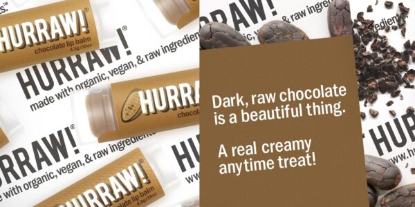 Hurraw! Chocolate Lip Balm: Organic, Certified Vegan, Cruelty and Gluten Free. Non-GMO, 100% Natural Ingredients. Bee, Shea, Soy and Palm Free. Made in USA - Image 4