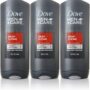 Dove Men+Care Body and Face Wash, Deep Clean, 13.5 Ounce (Pack of 3)