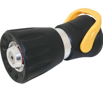 Carrand 90051 Heavy Duty Fire Hose Nozzle with On/Off Switch (Colors May Vary) , Black