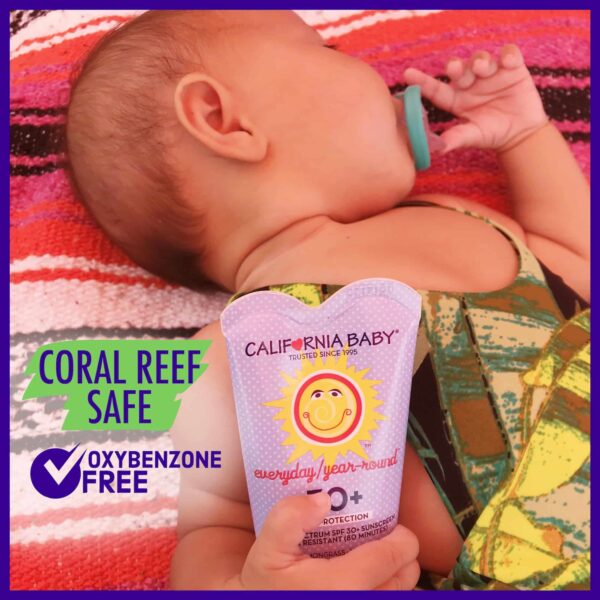 California Baby Everyday SPF 30+ Sunscreen | Broad Spectrum | Titanium Dioxide | Scented Mineral Sunscreen | Reef Safe Sunscreen | Hypoallergenic Phys - Image 8