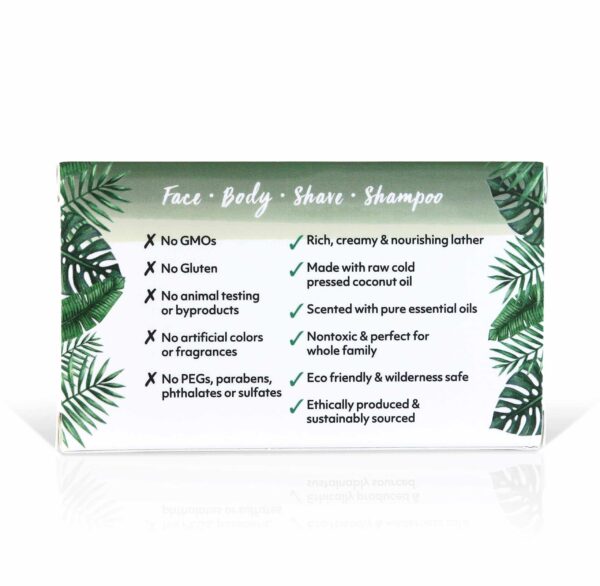 Coco Fiji Soap Bar for Face and Body Infused With Organic Coconut Oil, Tea Tree Spearmint, Essential Oil, Natural Soap for Moisturizing & Pore Purifyi - Image 3