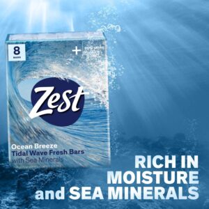 Zest Bar Soap - Ocean Breeze for Women - 8 x 4 oz Bar Soap - Image 5