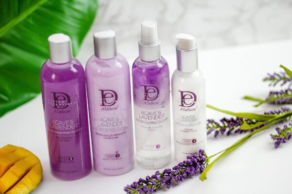 Design Essentials Agave & Lavender Moisturizing Blow-Dry & Styling Primer, 8 Ounce - Image 6