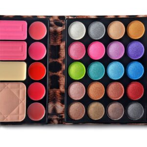 Ecvtop Professional Makeup Kit Eyeshadow Palette Lip Gloss Blush Concealer,29 Color - Image 3