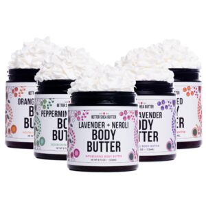 Body Butter for Women LAVENDER NEROLI | Whipped Body Moisturizer with Raw Shea Butter for Dry Skin, Paraben Free, Non-Greasy, No Synthetic Fragrances - Image 8