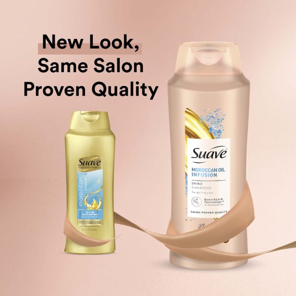 Suave Professionals Shine Shampoo Moroccan Infusion 28 Oz(Pack of 4) - Image 2