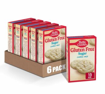 Betty Crocker Gluten Free Sugar Cookie Mix, 15 oz. (Pack of 6)