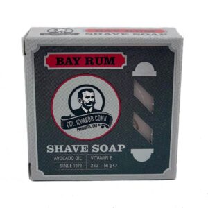 Col. Ichabod Conk Glycerin Shave Soap, 2.25oz (Bayrum 4 Pack) - Image 1