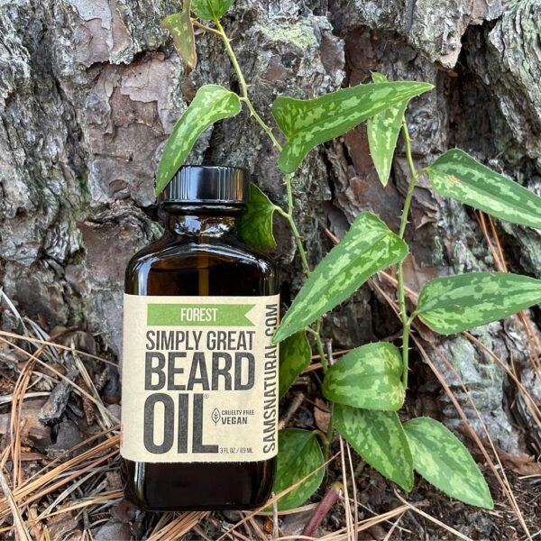 Simply Great Beard Oil - FOREST Scented Beard Oil - Beard Conditioner 3 Oz Easy Applicator - Natural - Vegan and Cruelty Free Care for Beards - Gifts - Image 3