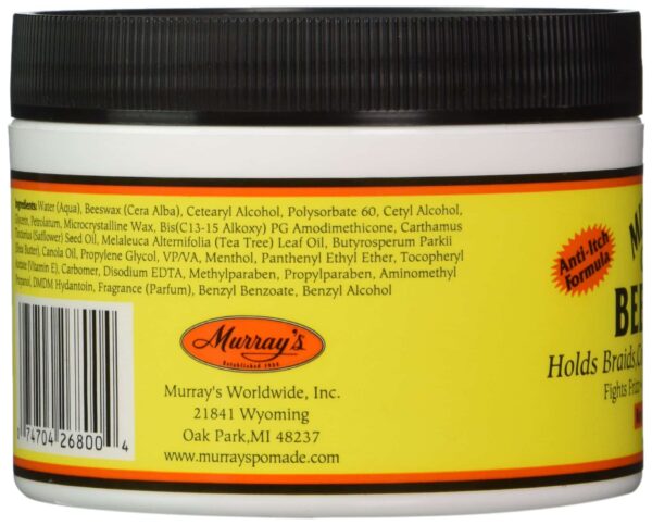 Murray's Beeswax, Cream, 6 Ounce - Image 4