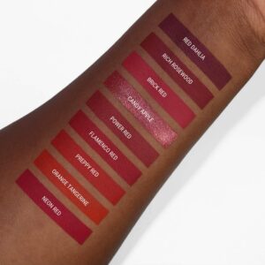 Aromi Matte Liquid Lipstick | Smudge Proof, Long Lasting, True Red Lip Color with Blue Undertones, Vegan, Cruelty-free, Paraben and Gluten Free (Flame - Image 4