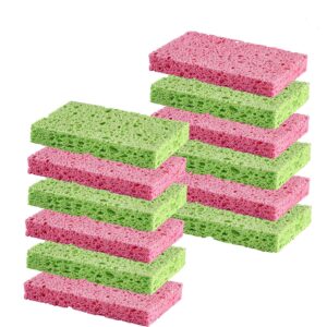 SCRUBIT Cleaning Scrub Sponges - Non-Scratch Kitchen sponges for Dishes -12 Pack Dishwashing Sponge - Assorted Colors - Image 9