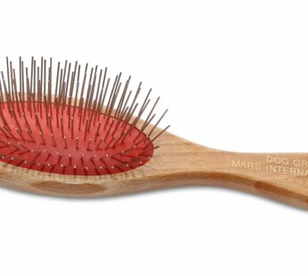 Mars Coat King Professional Grooming Brush for Dog and Cats. (7.25″, 1″ Stainless Steel Pins)