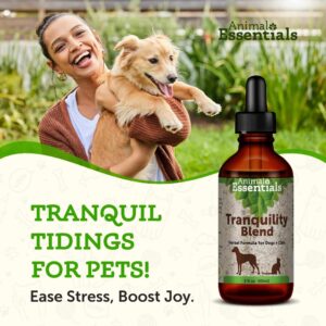 Animal Essentials Tranquility Blend Herbal Formula for Dogs & Cats, 2 fl oz - Made in USA, Calming Supplement, Anxiety Relief - Image 6