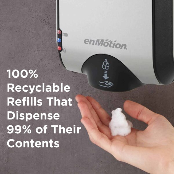 enMotion Gen2 Moisturizing Foam Soap Dispenser Refill by GP PRO (Georgia-Pacific); Dye and Fragrance Free; 42714; 1200 mL Per Bottle; 2 Bottles Per Ca - Image 8
