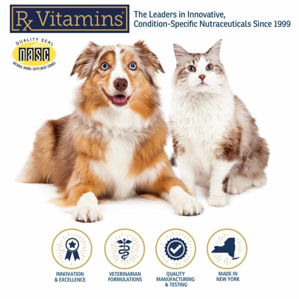 Rx Vitamins for Pets Nutrigest for Dogs & Cats - Helps Support Proper Bowel & Digestive Health - Veterinarian Formulated Probiotic - 90 Caps - Image 3