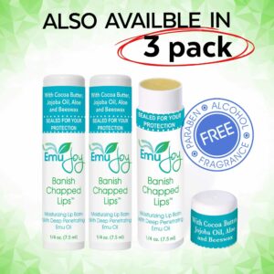 Emu Joy - Natural and Organic Emu Oil Lip Balm Hydrating Jumbo-Tube, Pocket-Size Unflavored & Unscented Lip Balm with Emu Oil - Best for Severely Chap - Image 5