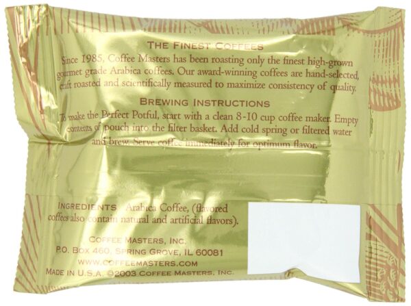 Coffee Masters Perfect Potful Butter Pecan Ground Coffee, 1.5-Ounce Packets (Pack of 12) - Image 2