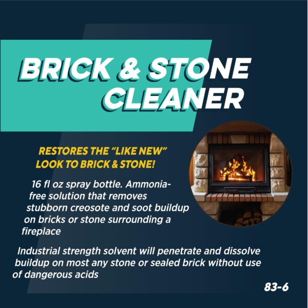 Rutland Products Brick & Stone Cleaner, Fireplace Cleaning Solution, 16 Fl Oz - Image 3