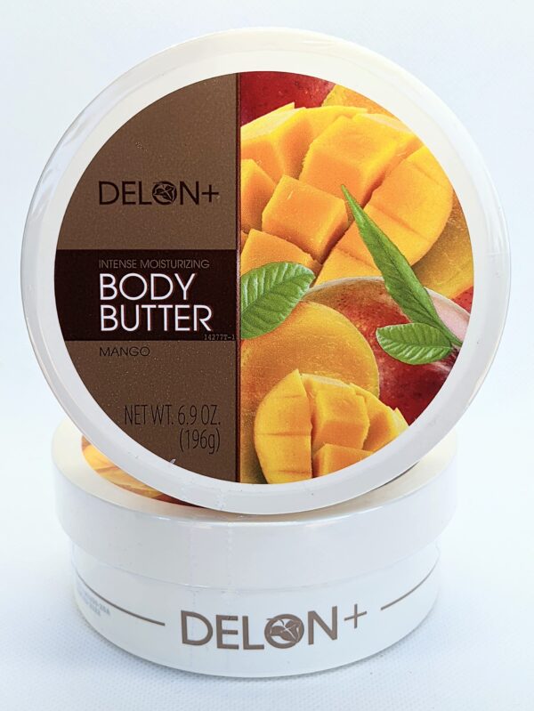 DELON Intense Moisturizing Body Butter, Mango, 4 Count - Image 3