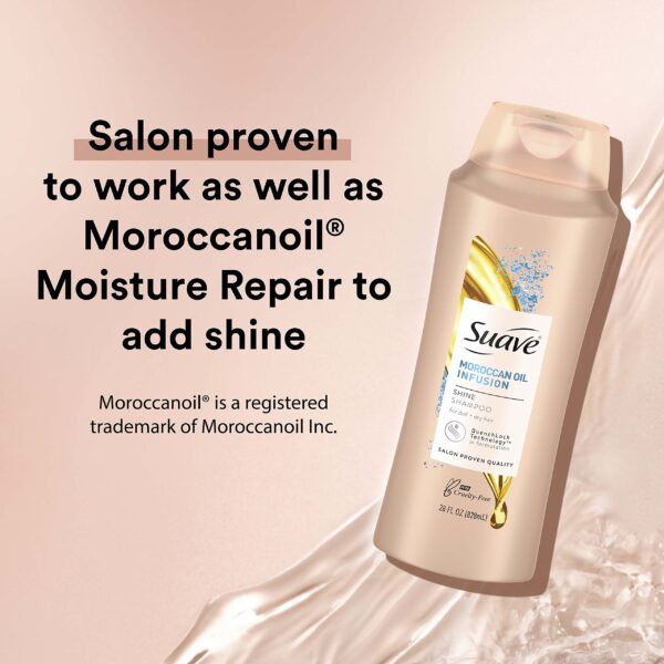 Suave Professionals Shine Shampoo Moroccan Infusion 28 Oz(Pack of 4) - Image 3