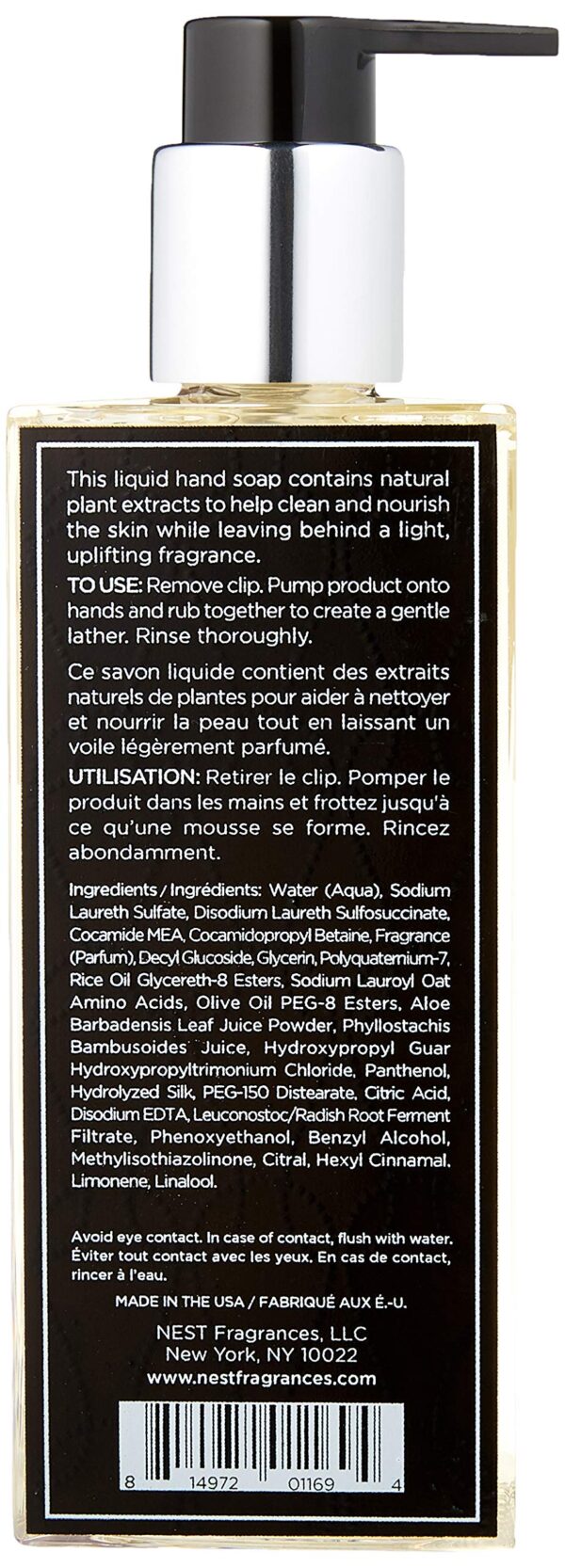 NEST Fragrances Scented Liquid Hand Soap- Grapefruit , 10 fl oz - Image 3