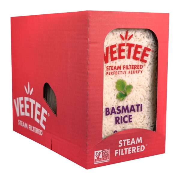 Veetee Basmati Rice - 2 Minute Rice Microwavable Meals - Instant Rice Meals Ready to Eat Gluten Free Precooked Rice - 9.9oz (Pack of 6) - Image 2