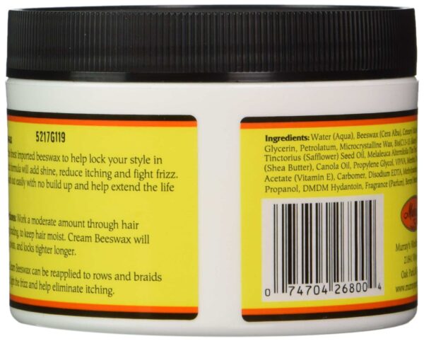 Murray's Beeswax, Cream, 6 Ounce - Image 3