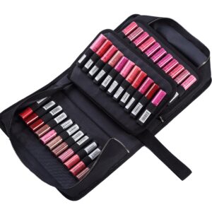 ROWNYEON Lipstick Organizer Case Lipstick Holder 67 Slots Portable Lipstick Bag Travel Makeup Bag Cosmetic Case Large Capacity Lipstick Carrying Case - Image 7