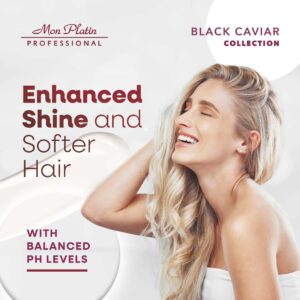 Black Caviar Blonde Hair Mask - Intensive Moisturizing Treatment for blonde, bleached, or Color Treated Hair - Special Antistatic Formula,SLS/Salt Fre - Image 4