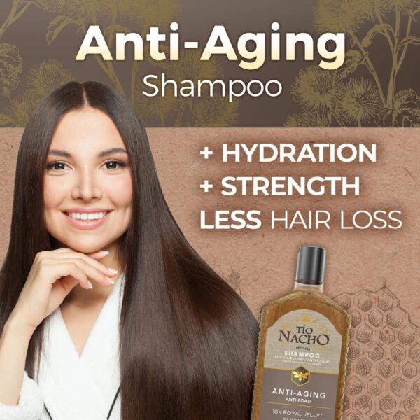 Tio Nacho Younger Looking Revitalizing Shampoo with Royal Jelly, 14 Ounces - Image 3