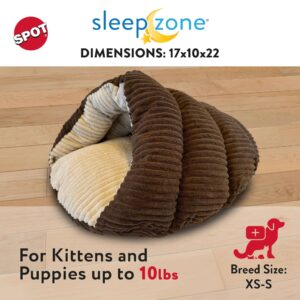 SPOT Sleep Zone Cuddle Cave - Cat Cave Bed for Indoor Cats and Mini Dogs, Durable, Comfortable, Washable for Kittens and Puppies under 10 lbs and 12 i - Image 4