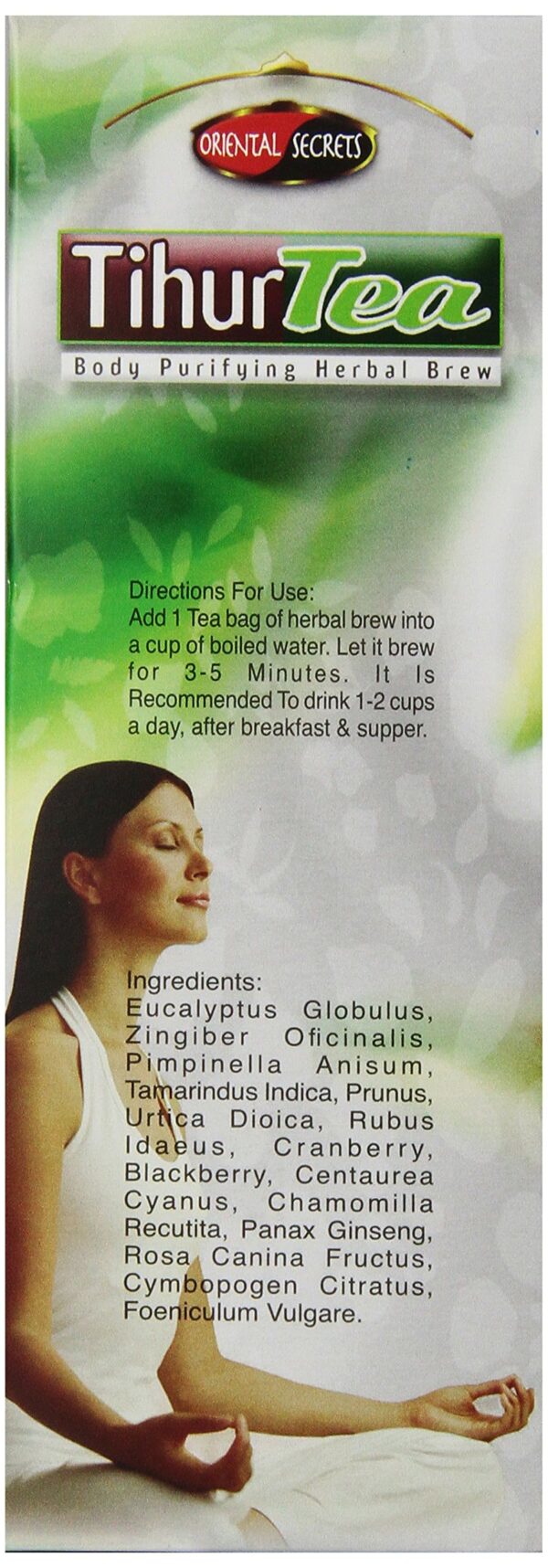 Tihur Tea - Body Purifying Herbal Brew 90 Tea Bagsof 1.8 Grams p/u. Total Weight: 162 grams - Image 2