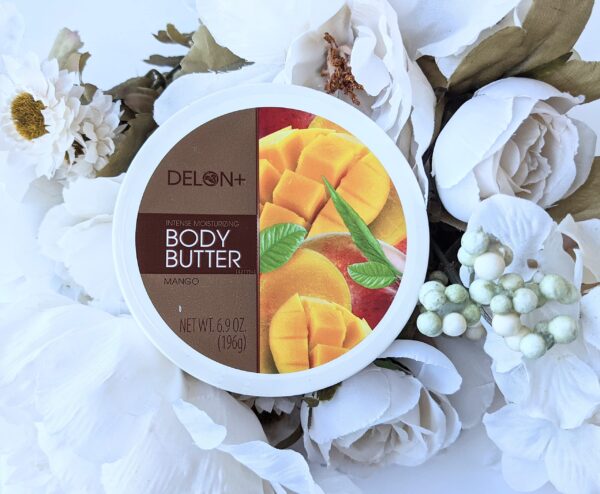 DELON Intense Moisturizing Body Butter, Mango, 4 Count - Image 2