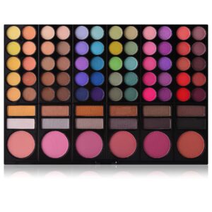 SHANY Festival Ready Palette - Highly Pigmented Blendable Eye shadows, Makeup Blush and Face powder Makeup Kit with 78 Colors - Makeup Palette - Image 9