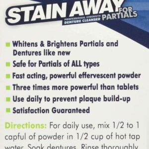 Stain-Away Denture Cleanser Partials Regular - 7.1 Oz - Image 4