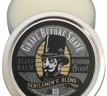 GRAVE BEFORE SHAVE Gentlemen’s Blend Beard Balm (Bourbon Scent) (2 oz.)
