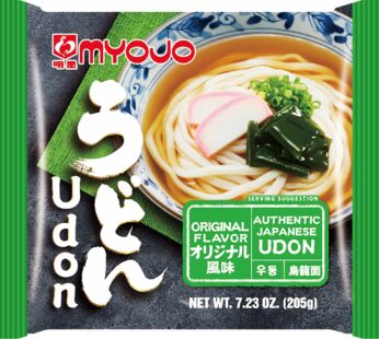Myojo Udon Japanese Style Noodles with Soup Base, Oriental Flavor, 7.23-Ounce Bag (Pack of 15)