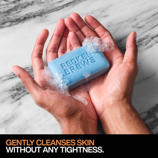 Redken Brews Cleanse Bar For Men | Multi-Purpose Bar Soap For Face and Body | Moisturizing & Deodorizing | Clean & Fresh Scent | For All Men's Skin Ty - Image 2